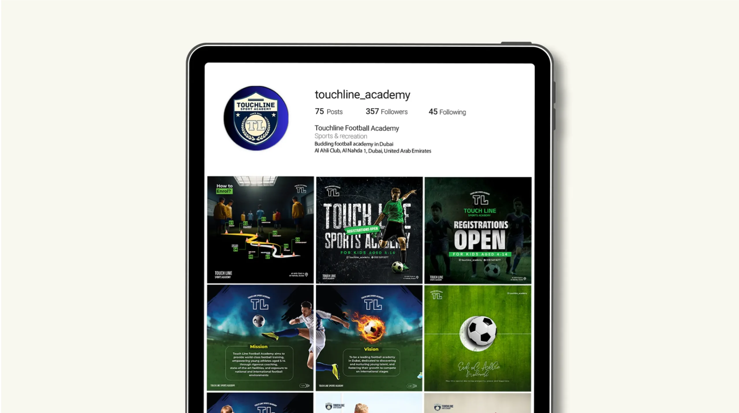 Touch line sports academy