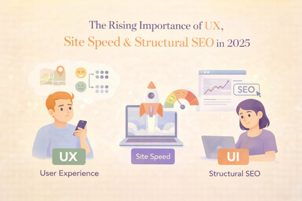 Importance of UX, Site Speed & Structural SEO