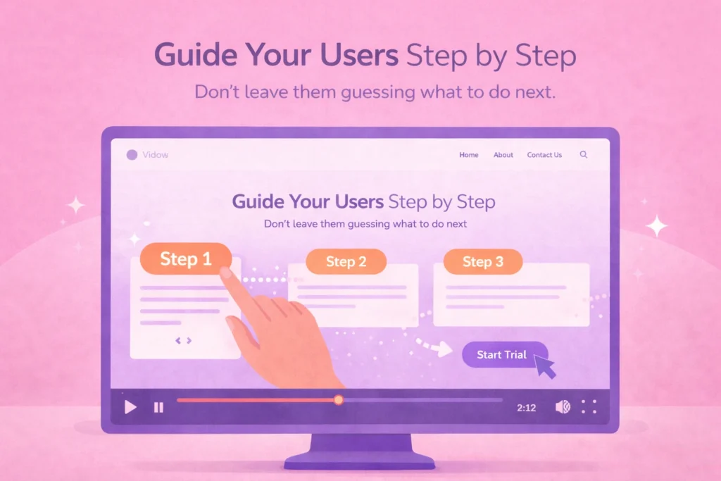Guide the User Step-by-Step