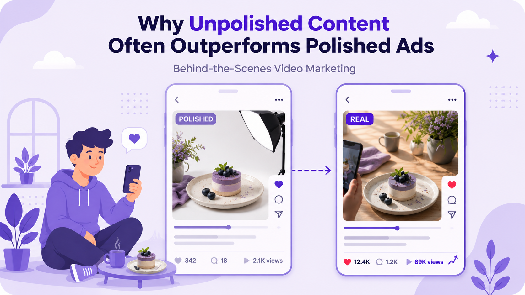 Behind-the-Scenes Video: Why “Unpolished” Content Often Outperforms Polished Ads